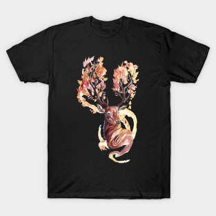 Forest Deer Tree T-Shirt